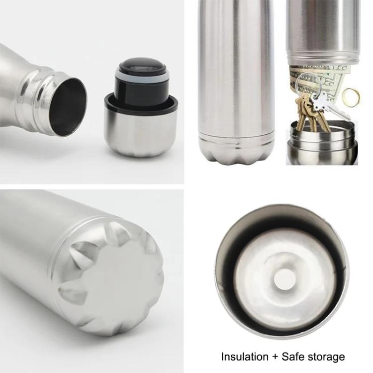 Stainless Steel Vacuum Cup 750ml with Hidden Storage