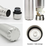 Stainless Steel Vacuum Cup 750ml with Hidden Storage