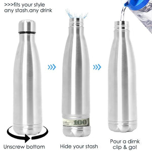 Stainless Steel Vacuum Cup 750ml with Hidden Storage