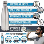Stainless Steel Vacuum Cup 750ml with Hidden Storage
