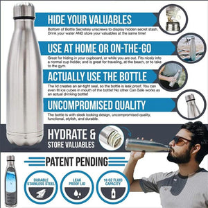 Stainless Steel Vacuum Cup 750ml with Hidden Storage