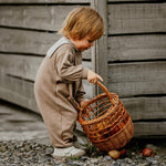 Benzdeer Toddler Long Sleeve Jumpsuit 66cm (Coffee)