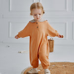 Benzdeer Toddler Long Sleeve Jumpsuit 90cm (Orange)