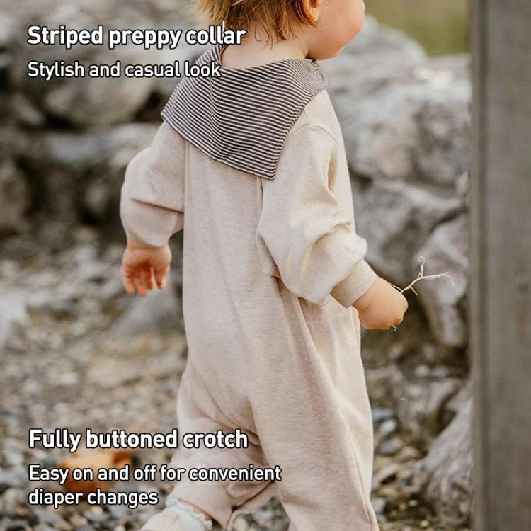 Benzdeer Toddler Long Sleeve Jumpsuit 73cm (Coffee) 