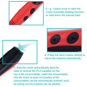 3D Printing Pen for Kids – Blue+Black