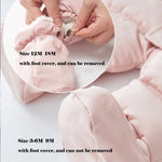 Warm Winter Jumpsuit by childdkivy with Hood and Fur Trim – Perfect for Babies (3-18M)!