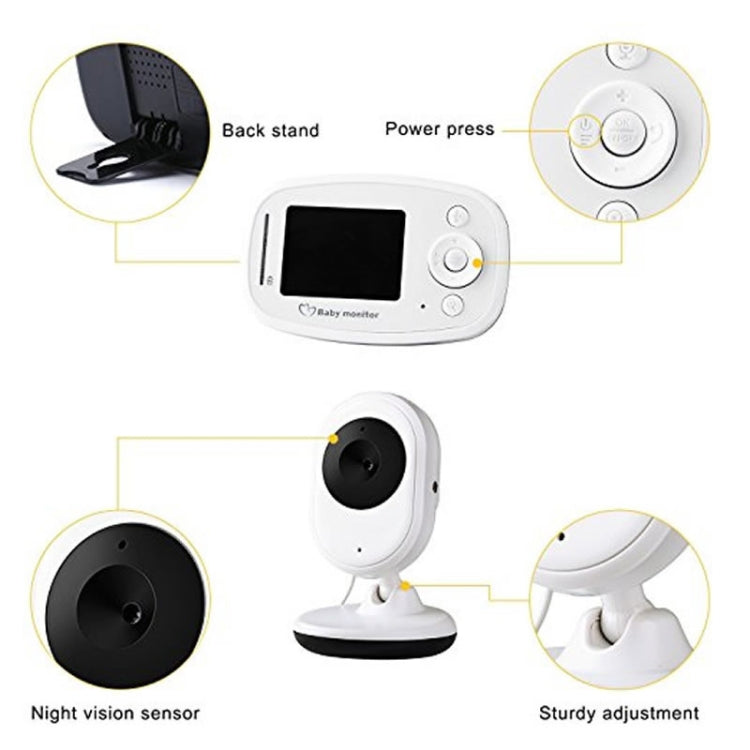 Baby Monitor BM-SP820 2.4" LCD 