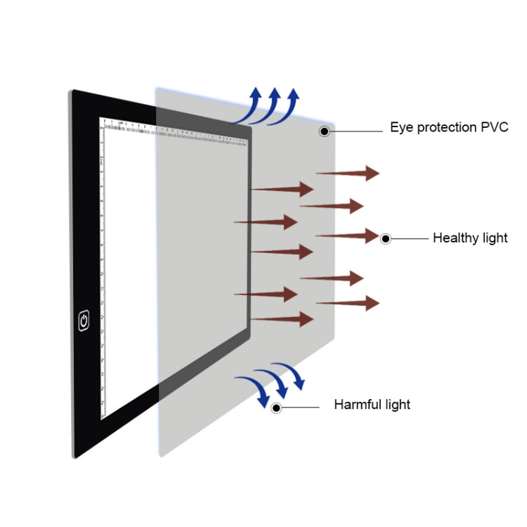 A4 LED Dimmable Drawing Board – 3 Brightness Levels 