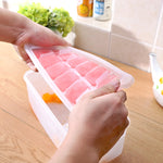 Small Square Ice Mold Trays - Multi-layer Mold with Cover