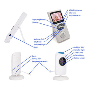 WLSES GB101 2.4" Wireless Baby Monitor 