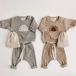 Sun Rainbow Kids Set - Spring & Autumn Outfit for Children