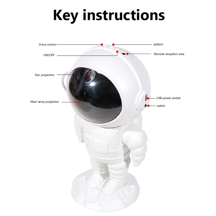 Astronaut Starry Sky Projection Lamp
