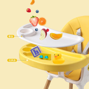 Universal 3-in-1 Adjustable High Chair for Toddlers and Kids