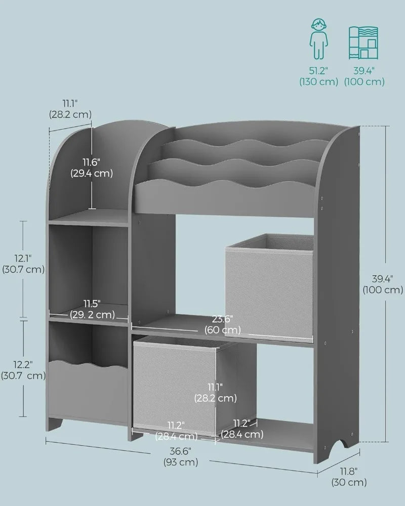 XMSJ Toy and Book Organizer — The Perfect Storage Solution