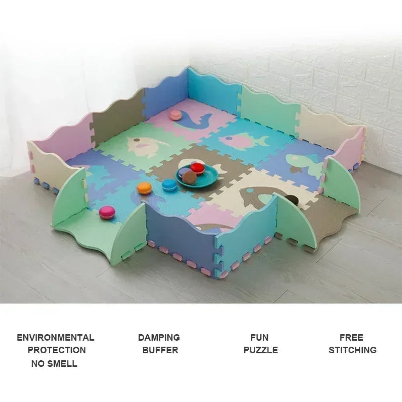 "NoEnName_Null Soft & Safe Educational Play Mat: Ultimate Comfort for Growing Kids"