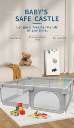 "IMBABY Cozy Corner — Safe and Stylish Playpen for Your Baby"