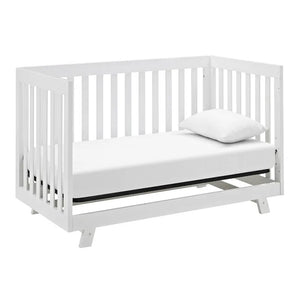 Beckett 3-in-1 Convertible Crib – GREENGUARD Gold Certified, Converts from Crib to Toddler Bed, Fits Standard Full-Size Mattress by OEING