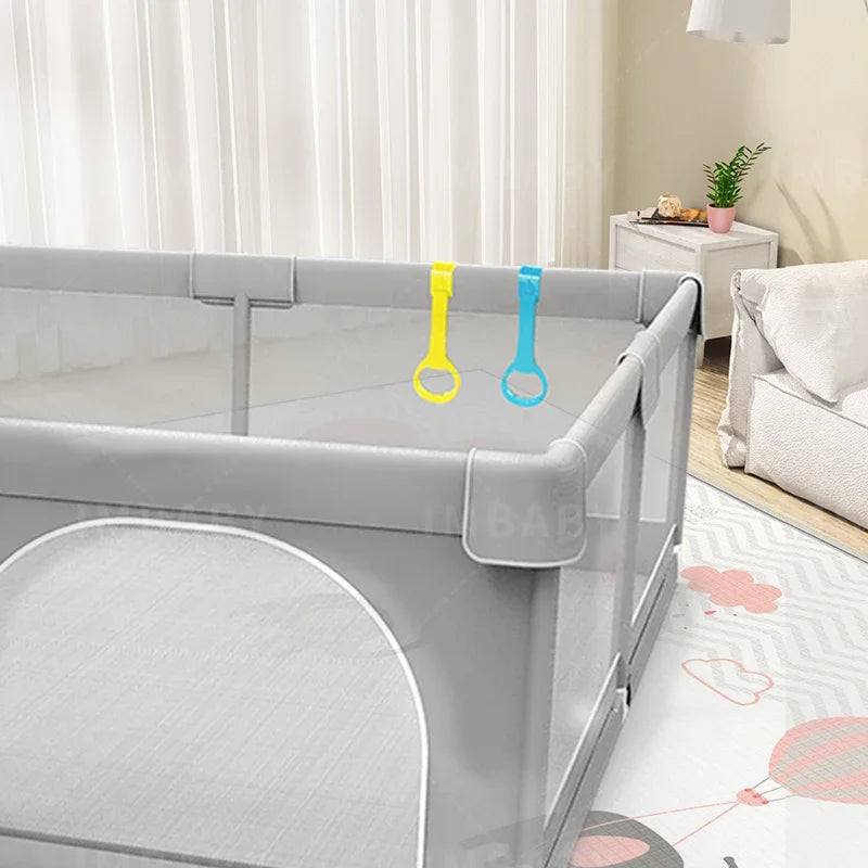 "IMBABY Cozy Corner — Safe and Stylish Playpen for Your Baby"