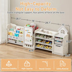 XMSJ Toy Storage Organizer with 10 Removable Bins