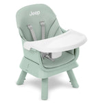 XMSJ 6-in-1 Convertible High Chair - High Chair, Booster Seat, Activity Table & Stool for Babies and Toddlers (Easy to Clean, Safe & Stylish)