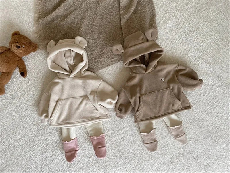 Facejoyous Baby Hoodie – Soft Cotton Animal Print Hoodie for Spring & Autumn (0-36 Months)