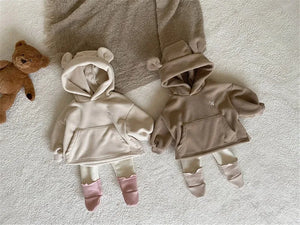 Facejoyous Baby Hoodie – Soft Cotton Animal Print Hoodie for Spring & Autumn (0-36 Months)