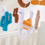 Soft Felt Teddy Bear Baby Crib Mobile - Pink Velvet Animal Hanging Toy for Infants (0-12 Months)