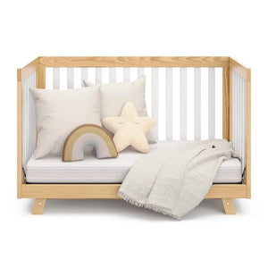 Beckett 3-in-1 Convertible Crib – GREENGUARD Gold Certified, Converts from Crib to Toddler Bed, Fits Standard Full-Size Mattress by OEING