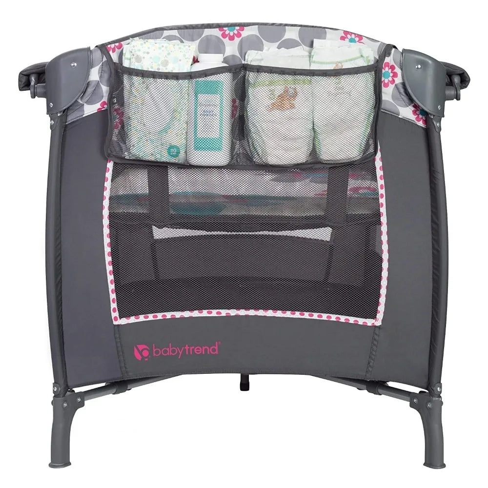 Comfortable Changing Table with Bassinet and Canopy – Compact, Versatile Baby Care Station