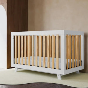 Beckett 3-in-1 Convertible Crib – GREENGUARD Gold Certified, Converts from Crib to Toddler Bed, Fits Standard Full-Size Mattress by OEING