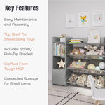 STURDIS Toy Storage Organizer with Bookshelf