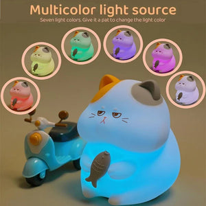 Whimsical Cat Night Light: A Soft Glow for Sweet Dreams