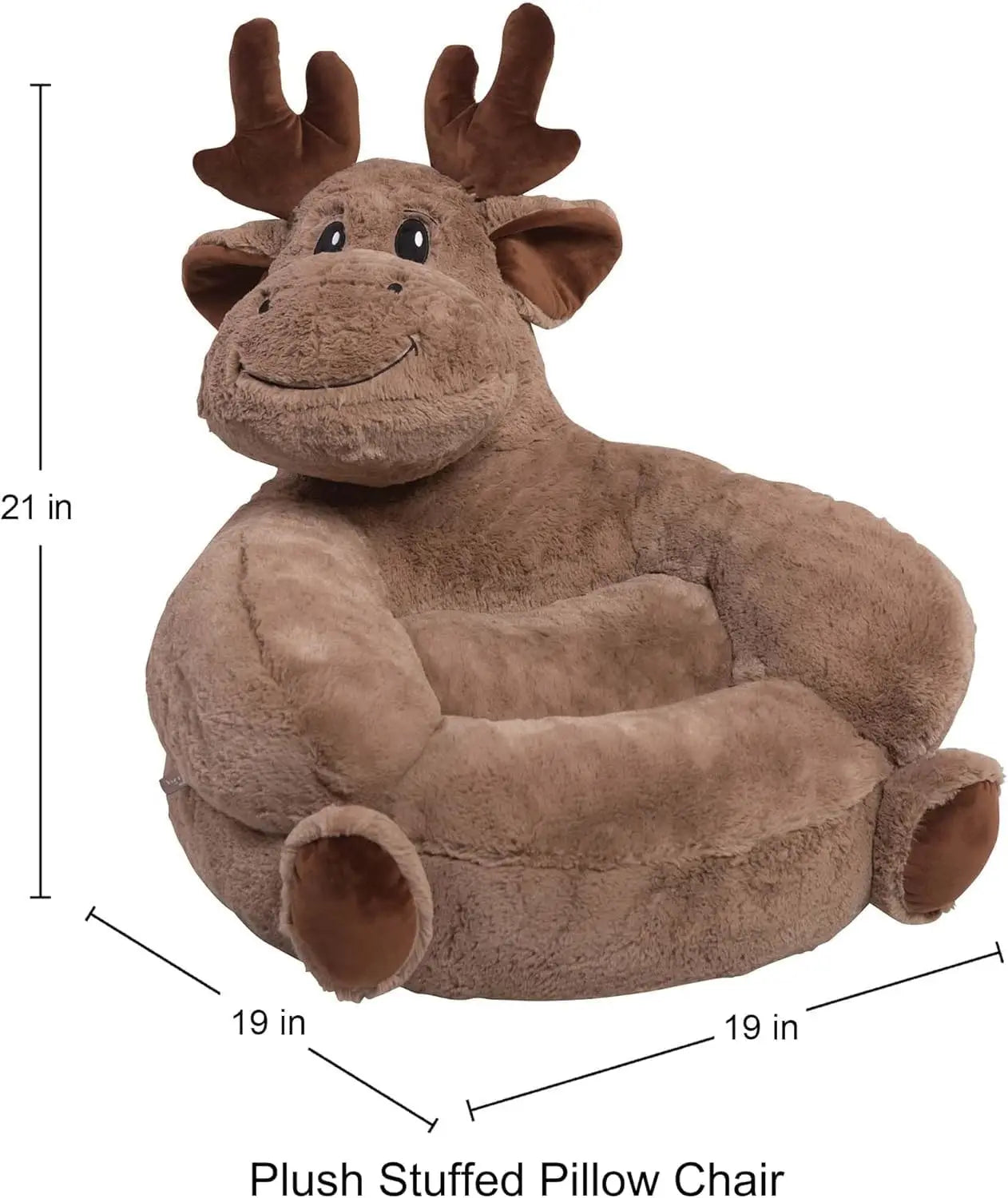 Plush Moose Chair for Toddlers – Cozy Comfort and Fun Design