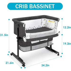 Multi-Functional Crib: Cozy and Comfortable Bedside Bassinet for Your Baby