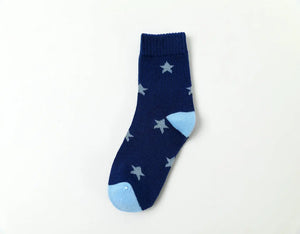 Children Wit Cartoon Car Socks for Boys (3-15 Years)