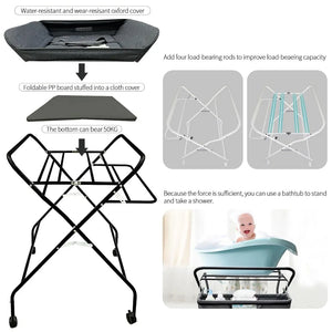 Adjustable Height Multi-Function Changing Table with Storage – Compact and Comfortable Baby Care Station