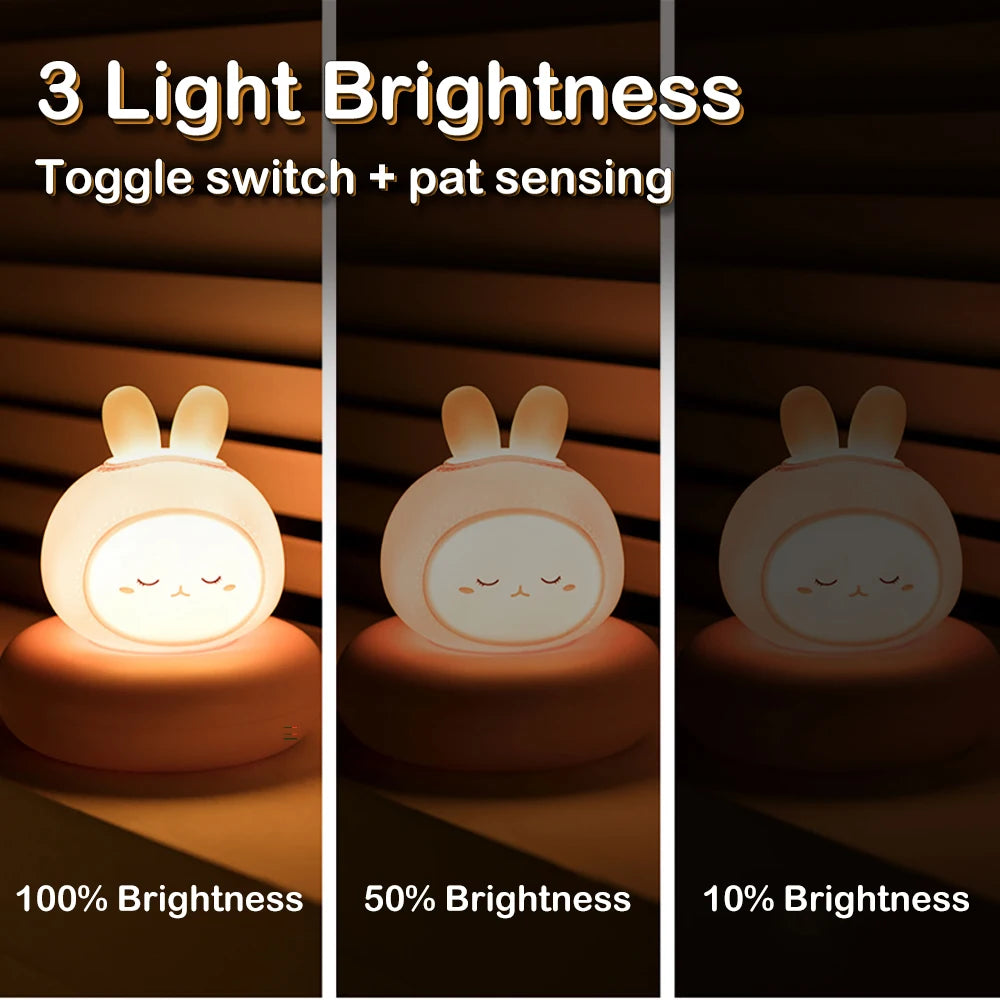 Enchanting Animal Night Light: Cozy Glow for Sweet Dreams