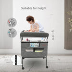 Adjustable Height Multi-Function Changing Table with Storage – Compact and Comfortable Baby Care Station