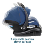 Zelia™ Luxe 5-in-1 Modular Baby Travel System: Car Seat and Stroller Combo in New Hope Navy – Ultimate Comfort and Style