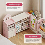 UNICOO Multifunctional Toy Storage Organizer with 3-Tier Shelves