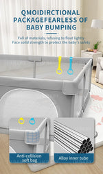 "IMBABY Cozy Corner — Safe and Stylish Playpen for Your Baby"