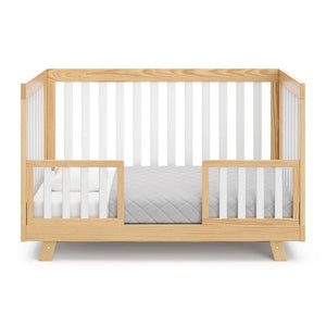 Beckett 3-in-1 Convertible Crib – GREENGUARD Gold Certified, Converts from Crib to Toddler Bed, Fits Standard Full-Size Mattress by OEING