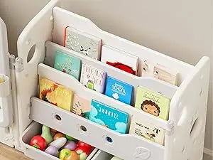 XMSJ Toy Storage Organizer with 10 Removable Bins