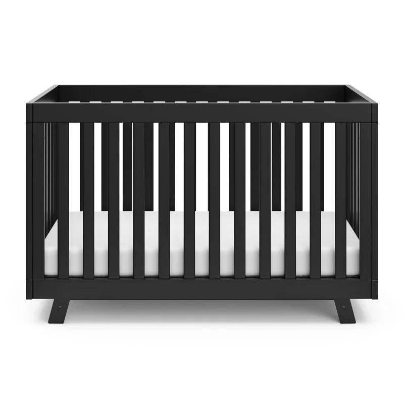 Beckett 3-in-1 Convertible Crib – GREENGUARD Gold Certified, Converts from Crib to Toddler Bed, Fits Standard Full-Size Mattress by OEING