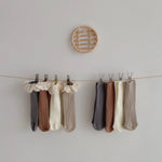 Ruffle Socks by 4 Pairs for Girls (0-8 Years).
