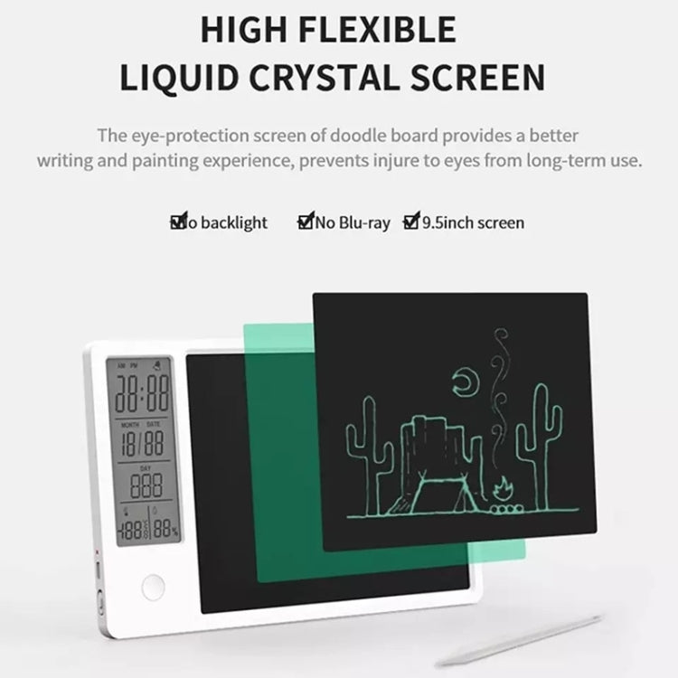 LCD Writing Tablet HYD-1004 – Calendar + Temp Display