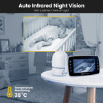 Baby Monitor SM43A 4.3" UK Plug 