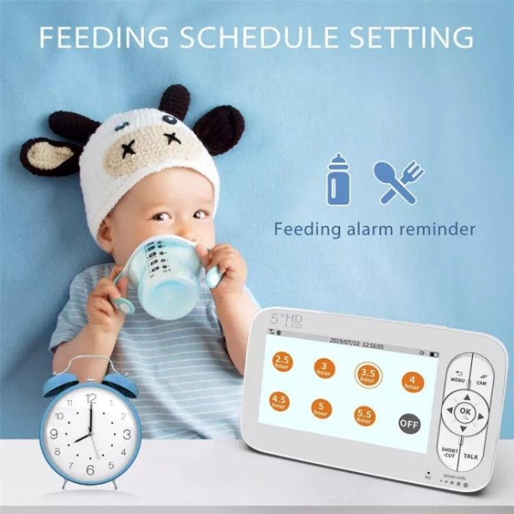DY55A Wireless Baby Monitor 5-inch White – UK Plug