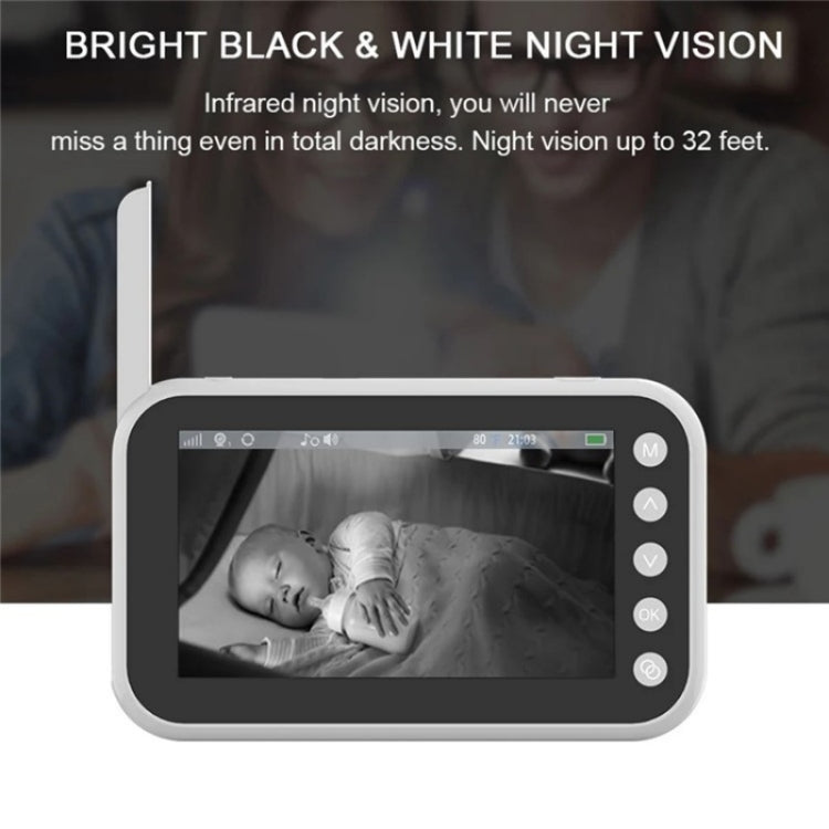 Baby Monitor ABM200 4.5" LCD, Night Vision, UK Plug