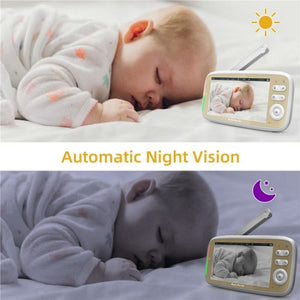 Baby Monitor VB803 5-inch HD with Voice Talk, UK Plug 